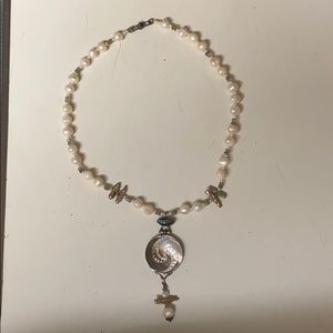 Pearl necklace JLR designer